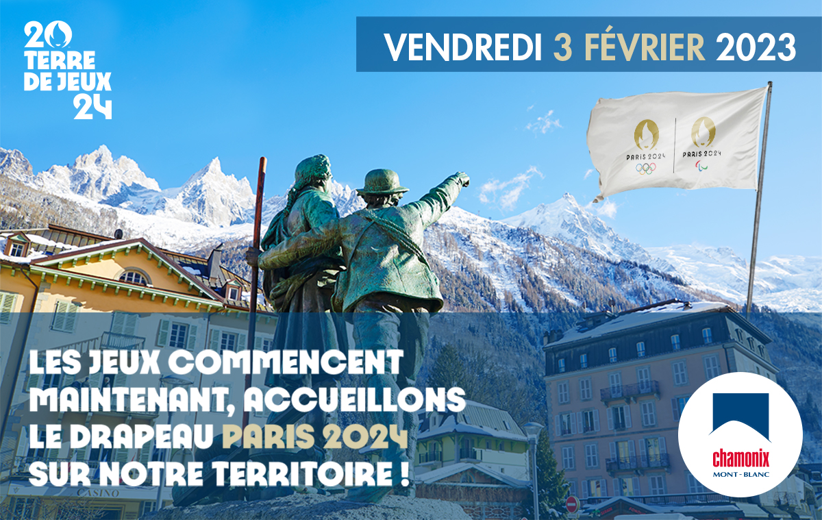 Chamonix accueille la Tournée des drapeaux Paris 2024 Léman Express